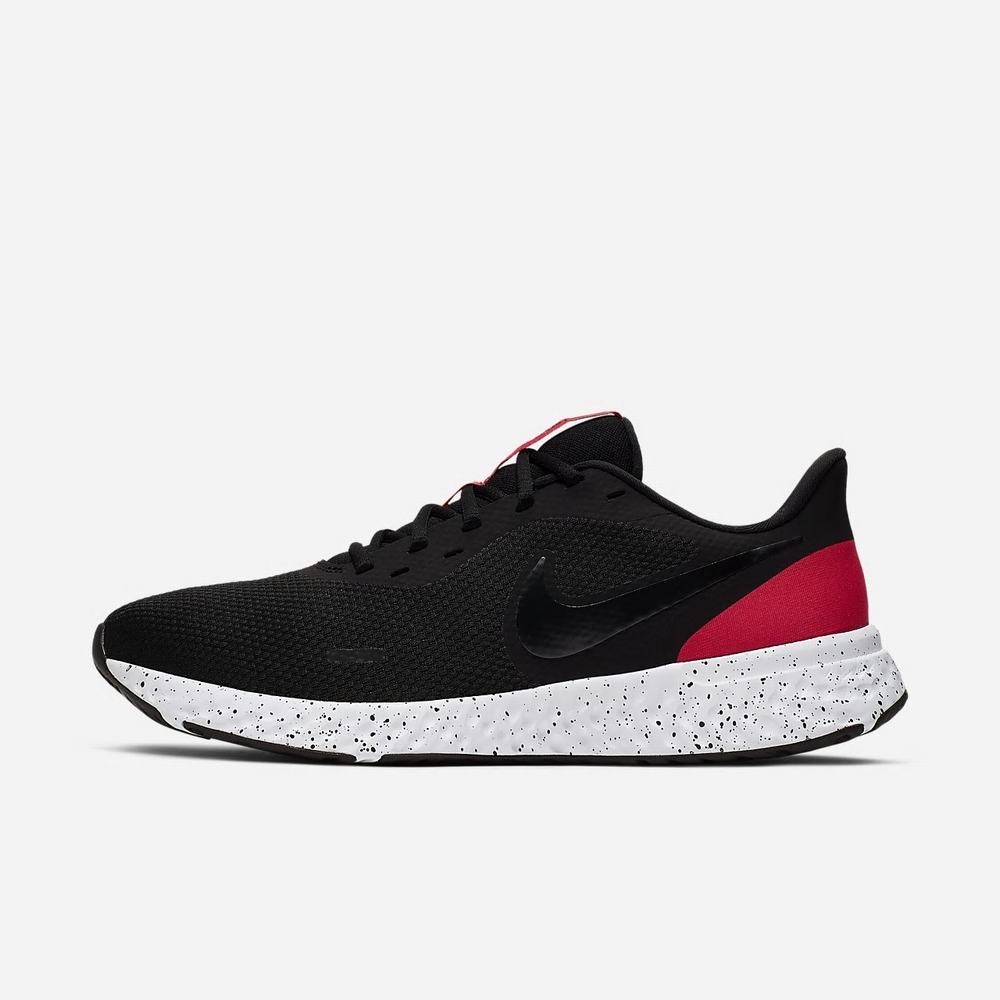 Chaussure De Running Nike Revolution 5 Noir 5093-187 Black/University Red/White/Anthracite Homme | CNH-03150458